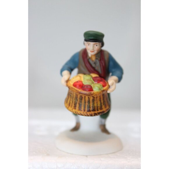 Dept 56 Dickens Village - Chelsea Market Fruit Monger & Cart, Set of 2 - Picture 5 of 8